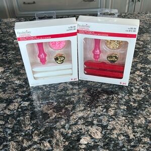 RECOLLECTIONS VALENTINE'S DAY SEALING WAX STAMP SET LOT OF 2 NWT